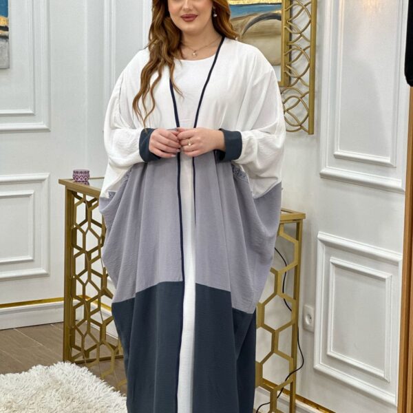 Kimono style abaya+robe💃🏼